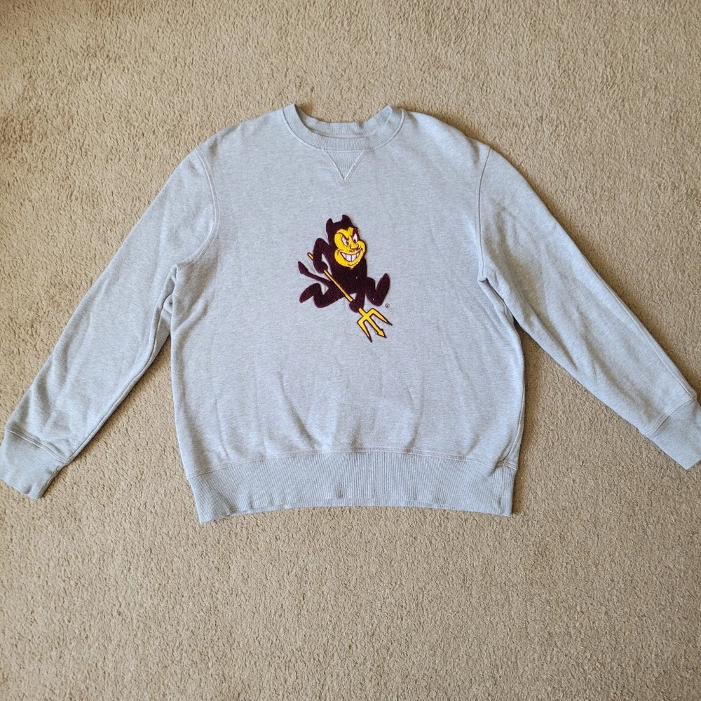 Arizona State Universirtt Sun Devils Sweatshirt NCAA Licensed XL Hilflint - Picture 1 of 9